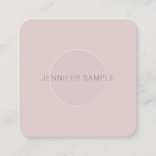 Minimalistisches, modernes Einfaches Template Beru Quadratische Visitenkarte