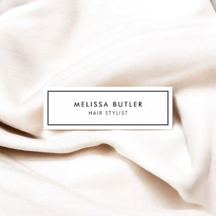 Minimalistisches modernes Elegant Namensschild