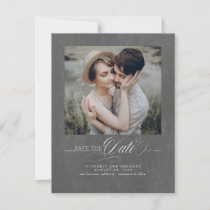 Minimalistisches modernes elegantes Foto Save the  Date