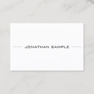 Minimalistisches Modernes Elegantes Professionelle Visitenkarte