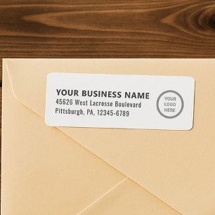 Minimalistisches, modernes Firmenlogo Schwarz und 