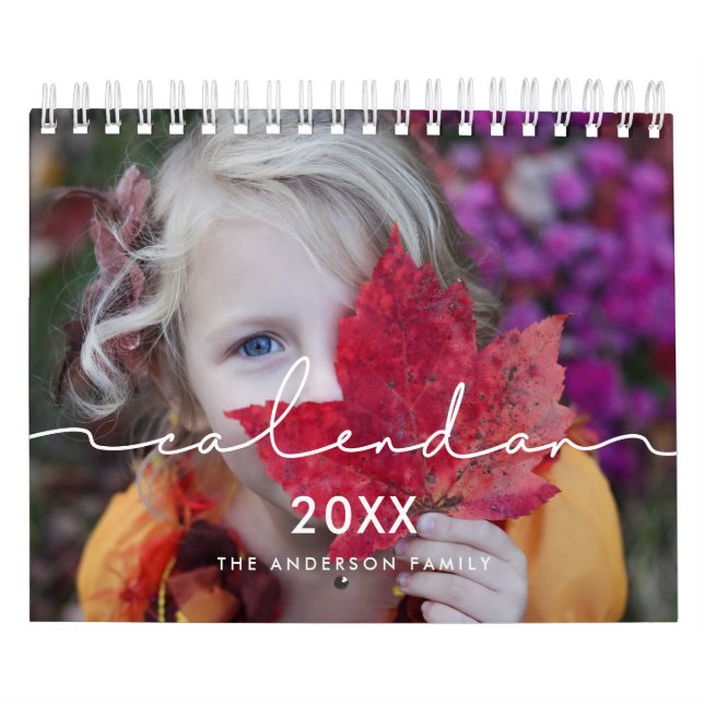 Minimalistisches modernes Foto 2025 Kalender (Titelbild)