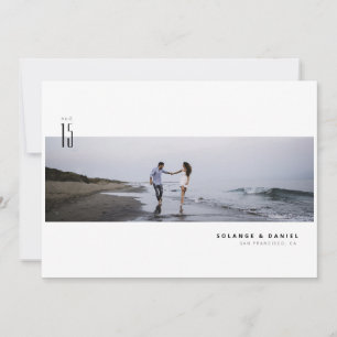 Minimalistisches modernes Foto Save the Date