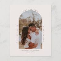 Minimalistisches modernes Foto Save the Date