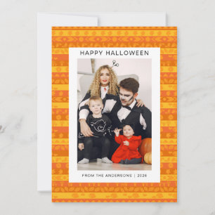 Minimalistisches modernes glückliches Halloween 1  Feiertagskarte