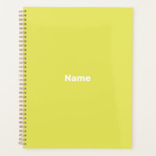 Minimalistisches, modernes Limettengrün, kundenspe Planer