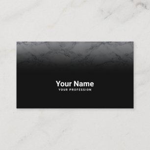 Minimalistisches, modernes Logo für Schwarz-weiß Visitenkarte