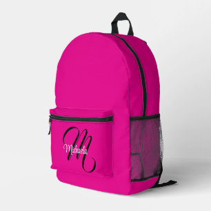 Minimalistisches modernes Monogramm Anfangsname Ho Bedruckter Rucksack