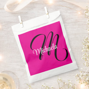 Minimalistisches modernes Monogramm Anfangsname Ho Geschenktütchen