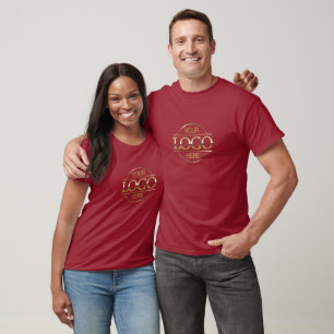 Minimalistisches modernes Personal für Werbe- und  T-Shirt