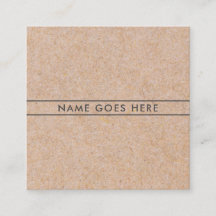 Minimalistisches modernes rustikales Kraftpapier