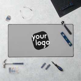 Minimalistisches, modernes, Schlicht-hellgraues Lo Schreibtischunterlage