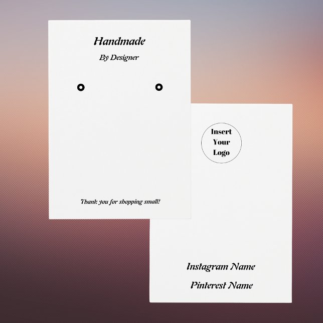 Minimalistisches, modernes Schwarz-Weiß-Schmuckstü (Von Creator hochgeladen)