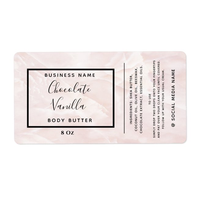 Minimalistisches modernes Typografie-Marmor (Vorne)