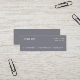Minimalistisches modernes vielseitiges mini visitenkarte
