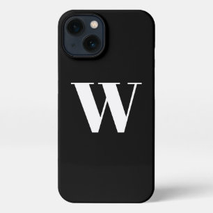 Minimalistisches Monogramm, kundenspezifisch schli iPhone Hülle
