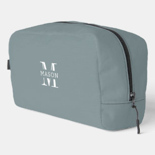 Minimalistisches Monogramm Personalisiert Waschbeutel