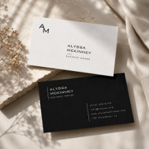 Minimalistisches Monogramm