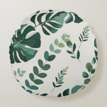Minimalistisches Monstera- und Grünmuster - Modern
