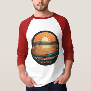 Minimalistisches Montabeach-Logo - Ocean Wave Desi T-Shirt