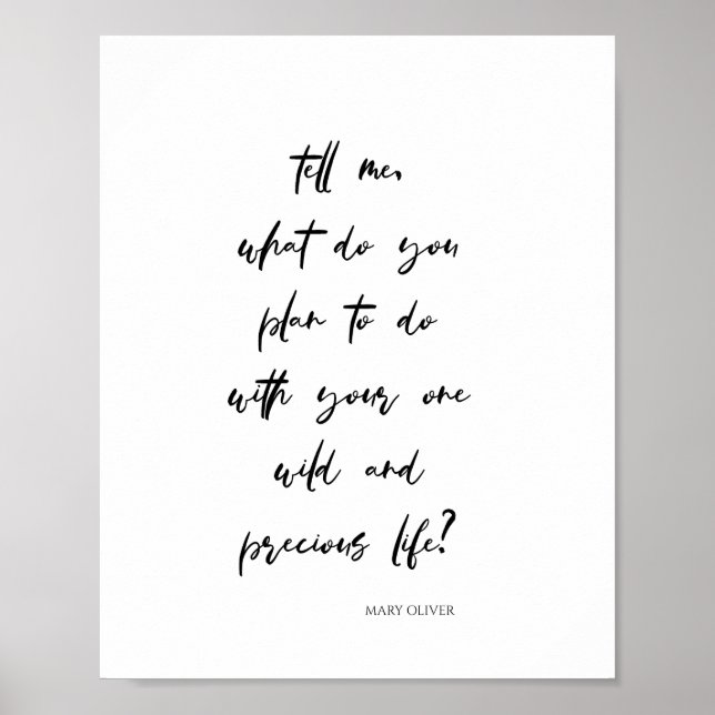Minimalistisches Motivierend Topographieangebot (M Poster (Vorne)