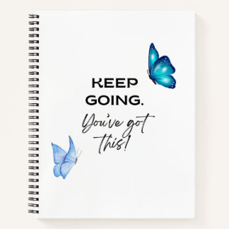 Minimalistisches Motivierend Zitat, das Sie Got ha Notizbuch