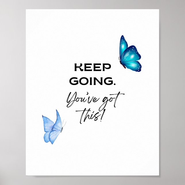 Minimalistisches Motivierend Zitat, das Sie Got ha Poster (Vorne)