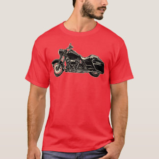 Minimalistisches Motorrad T-Shirt