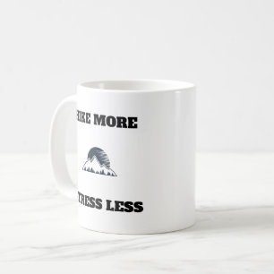 Minimalistisches Motto für das inspirierende Erleb Kaffeetasse