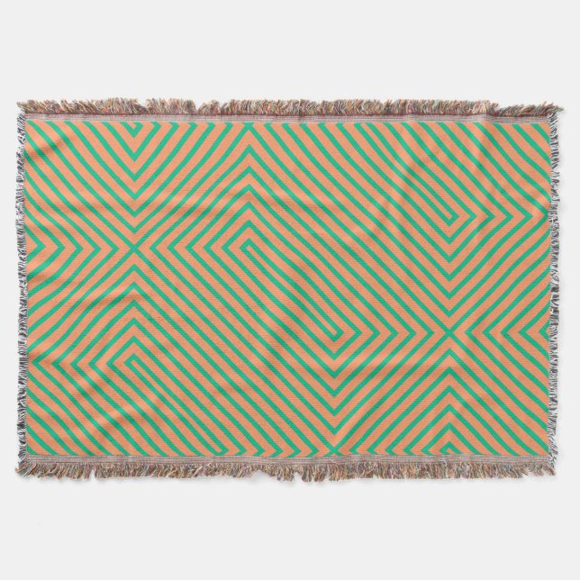 Minimalistisches Muster Decke (Vorderseite)