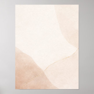 Minimalistisches neutrales abstraktes Wandkunstpos Poster