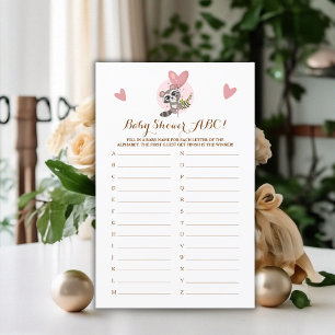 Minimalistisches Niedliches Raccoon Baby Showspiel