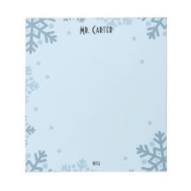 Minimalistisches Notizbuch mit Pastellblauen Forme