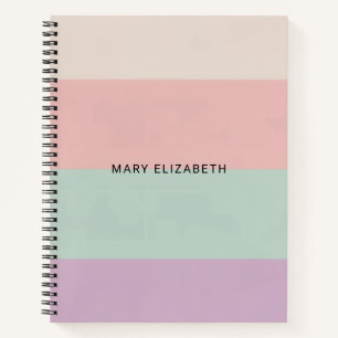 Minimalistisches Notizbuch mit personalisiertem Pa