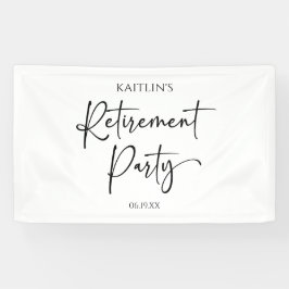 Minimalistisches Party für moderne Elegante Alters Banner