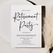 Minimalistisches Party für moderne Elegante Alters
