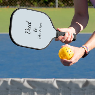 Minimalistisches Pastel-Pickleball-Paddel   Vatert Pickleball Schläger