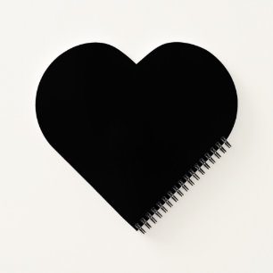 Minimalistisches Personalisiertes Black Spiral Not Notizbuch