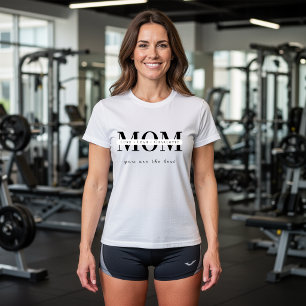 Minimalistisches personalisiertes Mama-Name-T-Shir T-Shirt