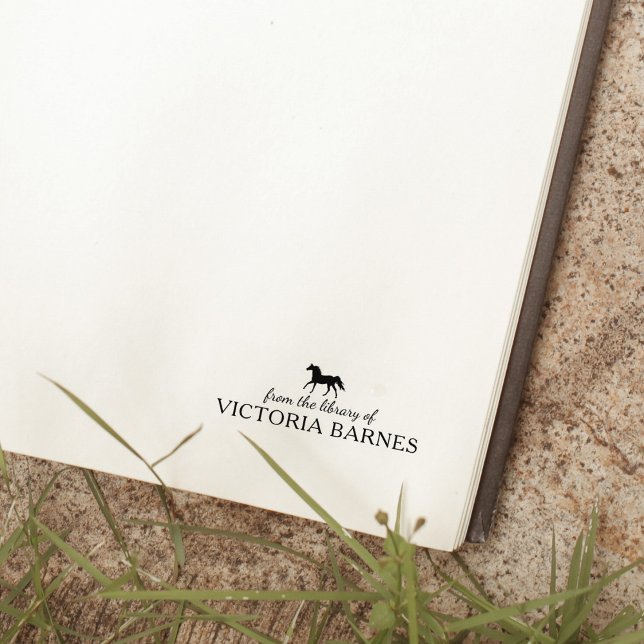 Minimalistisches Pferd aus der Bibliothek des Buch Gummistempel (Von Creator hochgeladen)