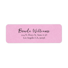 Minimalistisches Pink Linen Textur Weiße Schrift