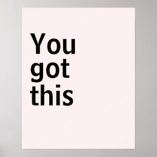 Minimalistisches Poster