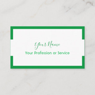Minimalistisches Rahmendesign für eleganten Servic Visitenkarte