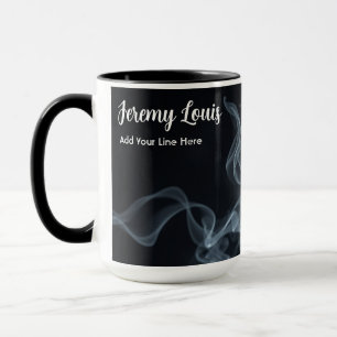Minimalistisches Rauchglas Charcoal Custom Boss Tasse