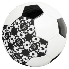 Minimalistisches Retro-Karomuster – monochromes De Fußball