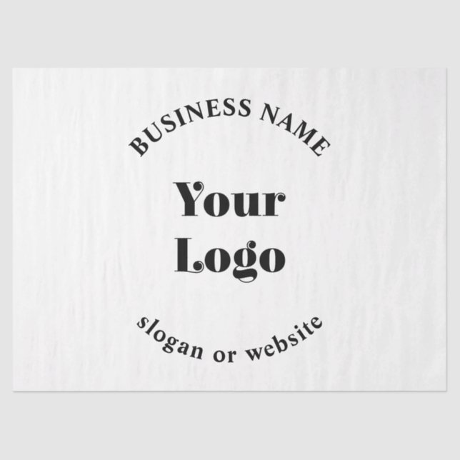 Minimalistisches Retro-Modern-Template für Ihr Log Seidenpapier (Vorderseite)