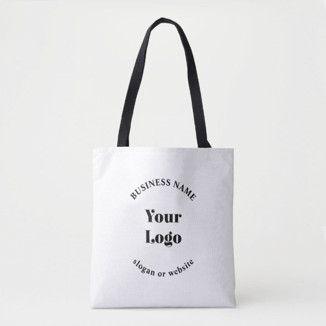 Minimalistisches Retro-Modern-Template für Ihr Log Tasche (Vorderseite)