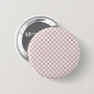 Minimalistisches rosa Farbmuster Kariert Button