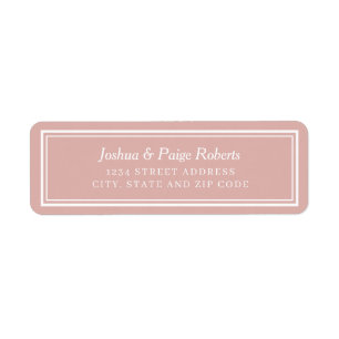 Minimalistisches Rosa Rosa Elegant