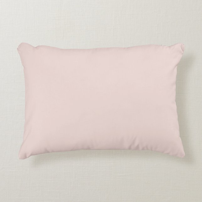 Minimalistisches Rosa, schlicht elegant und elegan Dekokissen (Vorderseite)